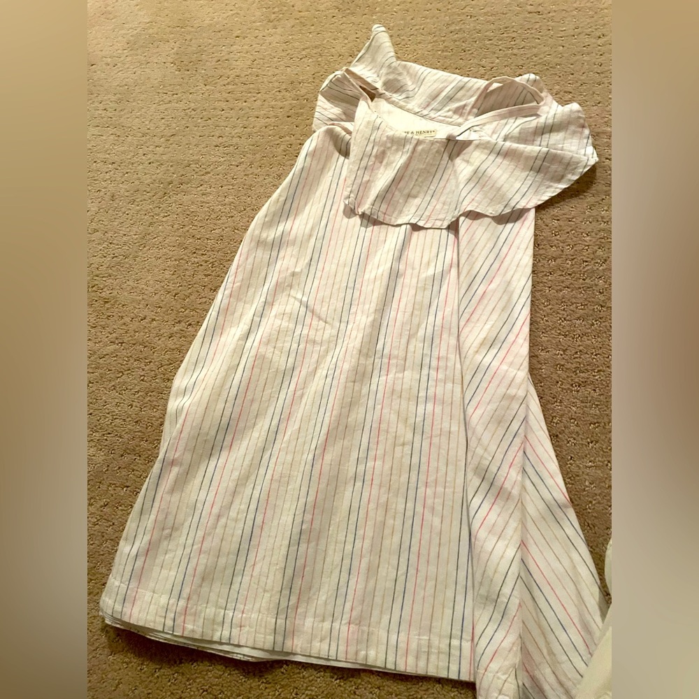 Striped Sleeveless kids dress
